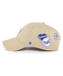 MLB ロサンゼルス･ドジャース '47 (フォーティーセブン) CLEAN UP BADGE キャップ カーキ
