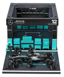 メルセデス AMG ペトロナス F1チーム W16 キミ･アントネッリ 2025年 ピットパスセット by ブラゴ 1/43スケール