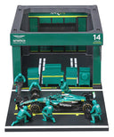 アストンマーチン アラムコ F1チーム AMR25 フェルナンド･アロンソ 2025年 ピットパスセット by ブラゴ 1/43スケール