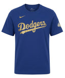 MLB ロサンゼルス･ドジャース NIKE ゴールドプログラム ワードマーク Tシャツ