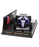 【海外並行品】QANTAS(カンタス航空)1997年オーストラリアGP別注 ウィリアムズ ルノー FW18 デーモン・ヒル