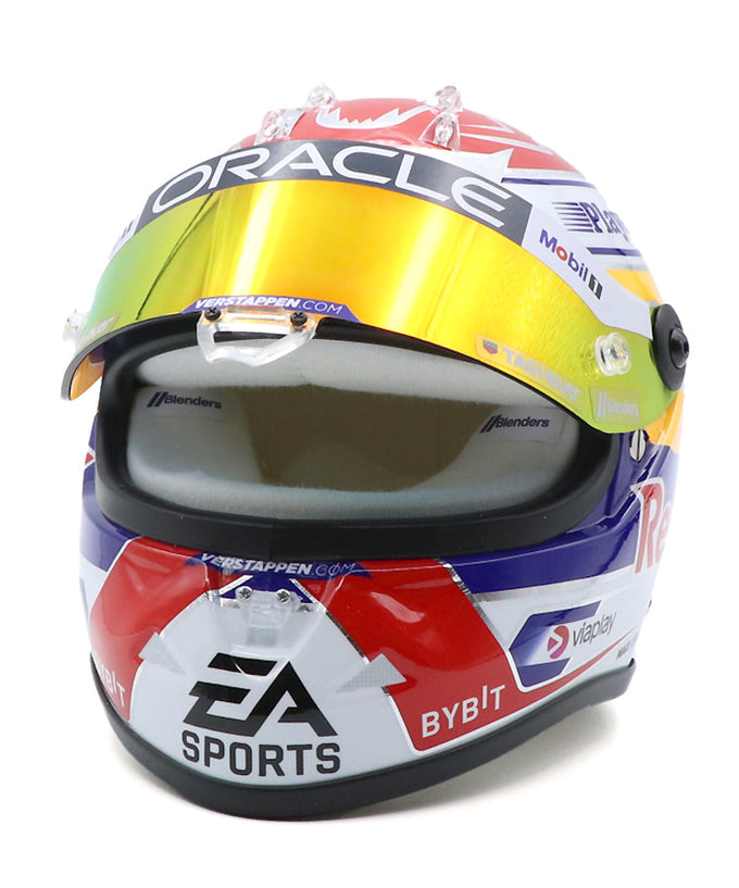 Spark 1/18 RB16 + 1/2ヘルメット マックス・フェルスタッペン 2024 M．フェルスタッペン レッドブル・レーシング アメリカGP 1/2