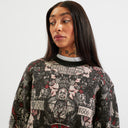 アーセナル × アリーズ クルーネック ニット ステンドグラス