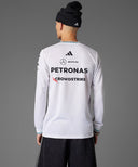 【オーセンティック】メルセデス AMG ペトロナス F1 チーム ドライバー ロングスリーブ Tシャツ 2025 /アディダス