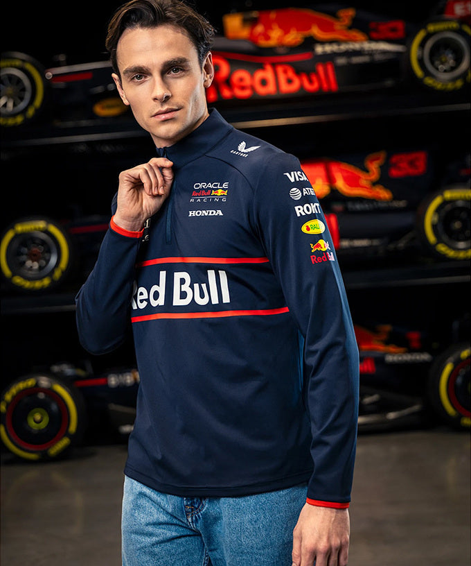 オラクル レッドブルレーシング チーム 1/4ジップ ミッドレイヤー 2025