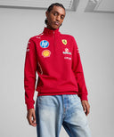 スクーデリア フェラーリ SF チーム 1/4ジップ スウェット 2025