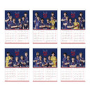 FC東京 シーズンカレンダー 壁掛け 2025