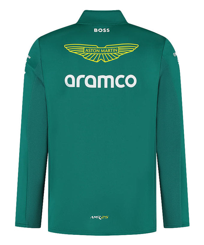 アストンマーティン アラムコ F1チーム 1/4ジップ スウェット