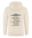 マックス・フェルスタッペン 2024年 ワールドチャンピオン記念 フーディー オフホワイト