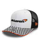 マクラーレン F1 チーム NewEra 9FIFTY チェッカー バイザー キャップ 2025