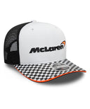 マクラーレン F1 チーム NewEra 9FIFTY チェッカー バイザー キャップ 2025