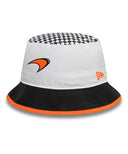 マクラーレン F1 チーム NewEra チェッカー テパード バケットハット 2025