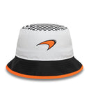 マクラーレン F1 チーム NewEra チェッカー テパード バケットハット 2025