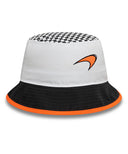 マクラーレン F1 チーム NewEra チェッカー テパード バケットハット 2025