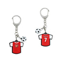 アーセナル ブカヨ・サカ ユニ型ラバーキーホルダー #7