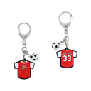 アーセナル リッカルド・カラフィオーリ ユニ型ラバーキーホルダー #33