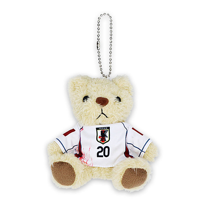 【非売品】サッカーEURO2024 - ボランティアグッズ サッカー日本代表 プレーヤーズベアキーホルダー 2024 アウェイ – EURO