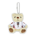 サッカー日本代表 三笘薫 プレーヤーズベアキーホルダー 2024 アウェイ