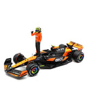 マクラーレン F1 チーム MCL38 ランド・ノリス 2024年 マイアミGP F1初優勝 (ドライバーフィギュア付属)