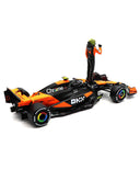 マクラーレン F1 チーム MCL38 ランド・ノリス 2024年 マイアミGP F1初優勝 (ドライバーフィギュア付属)