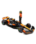 マクラーレン F1 チーム MCL38 ランド・ノリス 2024年 マイアミGP F1初優勝 (ドライバーフィギュア付属)