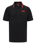 PUMA FORMULA 1 スモール ロゴ ポロシャツ ブラック 2025