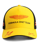 アストンマーチン アラムコ F1 チーム フェルナンド・アロンソ スペインGPキャップ イエロー 2025