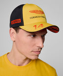 アストンマーチン アラムコ F1 チーム フェルナンド・アロンソ スペインGPキャップ イエロー 2025