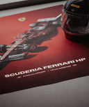 フェラーリ SF-25 スクーデリア フェラーリ HP F1 Team ポスター