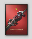 フェラーリ SF-25 スクーデリア フェラーリ HP F1 Team ポスター