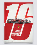 シャルル・ルクレール フェラーリ SF-25-Homage to Monaco ポスター