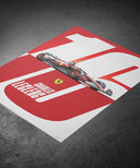 シャルル・ルクレール フェラーリ SF-25-Homage to Monaco ポスター