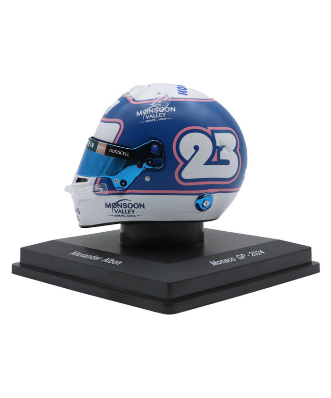 アレクサンダー・アルボン 2024年 モナコGP ウィリアムズ ヘルメット