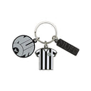 ニューカッスル ユナイテッド レトロ 3連チャーム キーリング