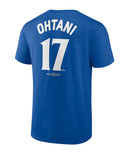 [MLB] ロサンゼルス·ドジャース 大谷翔平 ワールドシリーズ ネーム＆ナンバー Tシャツ 2025