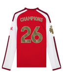 【26 CHAMPIONS】アーセナル 優勝記念 レプリカ ユニフォーム 26/27 ホーム 長袖