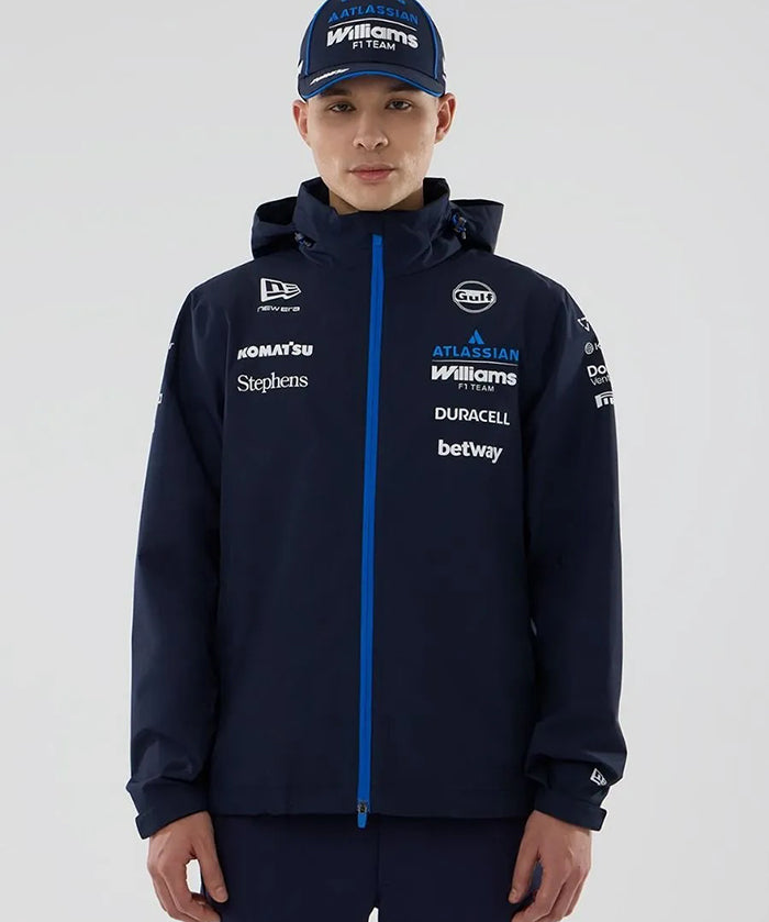 アトラシアン ウィリアムズ F1チーム NewEra レインジャケット 2026