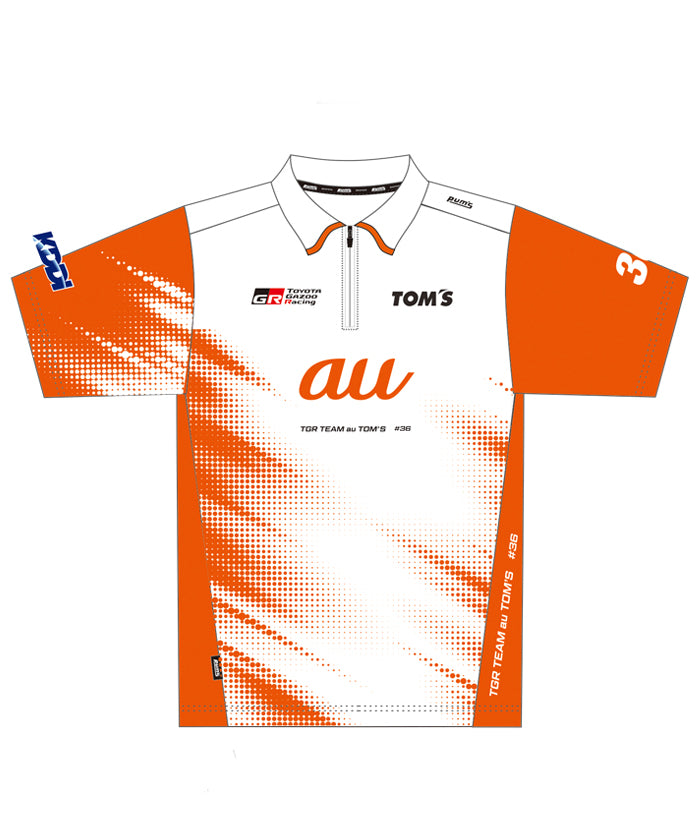 TGR TEAM au TOM'S チーム ZIP ポロシャツ 2026 – EURO SPORTS ONLINE