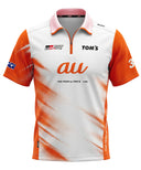 TGR TEAM au TOM’S チーム ZIP ポロシャツ 2026