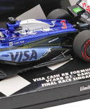 VISA Cash App RB F1 チーム VCARB01 ダニエル･リカルド 2024年 シンガポールGP ファイナルレース by ミニチャンプス 1/43スケール