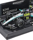 メルセデス AMG ペトロナス F1 チーム W17 キミ･アントネッリ 2026年 中国GP 優勝 ピットボード付 by ミニチャンプス 1/43スケール
