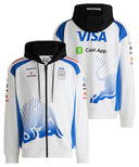 Visa Cash App Racing Bulls チーム フードスウェットジャケット WH
