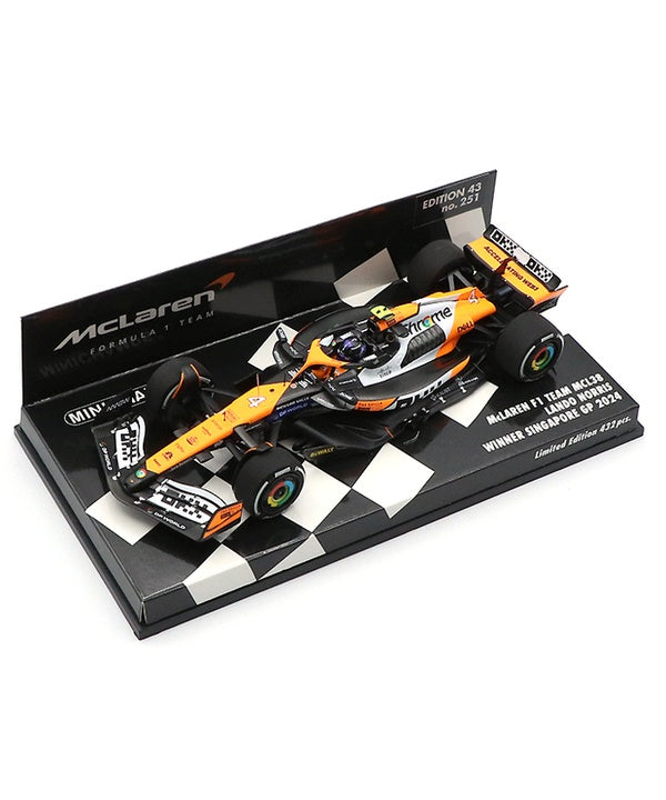 マクラーレン F1 チーム MCL38 ランド・ノリス 2024年 シンガポールGP