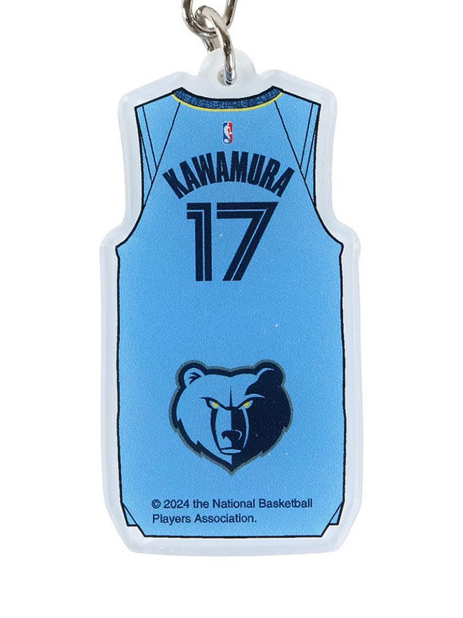 メンフィス・グリズリーズ 河村勇輝 ユニ型アクリルキーホルダー