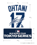 MLB ロサンゼルス·ドジャース／大谷翔平 ネーム＆ナンバー ファンデカール 東京シリーズ ステッカーシール