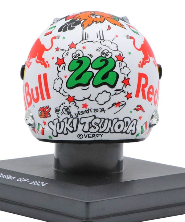 角田裕毅 2024年 イタリアGP VCARB ヘルメット by スパーク 1/5