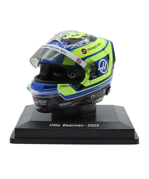 オリバー・ベアマン 2025年 ハース ヘルメット by スパーク 1/5
