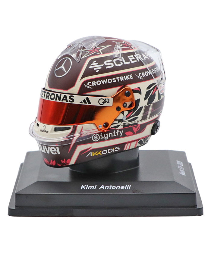 キミ・アントネッリ 2025年 マイアミGP メルセデス ヘルメット by