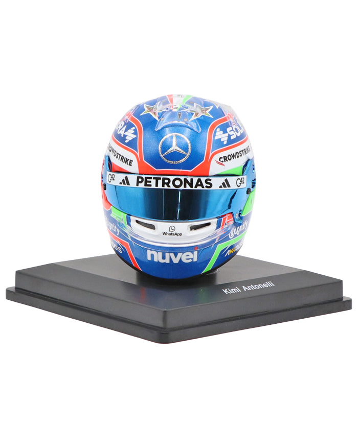 F1メルセデス 2025年チームカード キミ・アントネリ ミニヘルメット F1