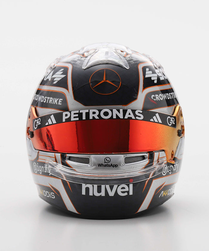 F1メルセデス 2025年チームカード キミ・アントネリ ミニヘルメット F1メルセデス 2025年チームカード キミ・アントネリ ミニヘルメット